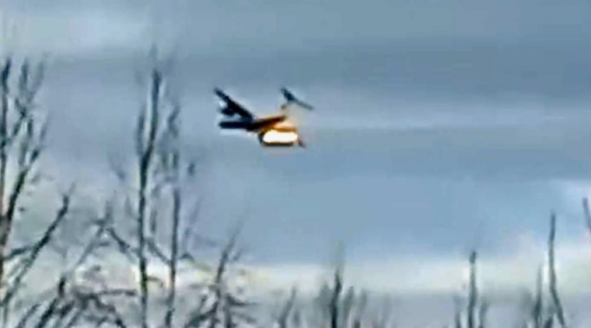 В Ивановской области рухнул Ил-76, на борту было 15 человек — видео катастрофы