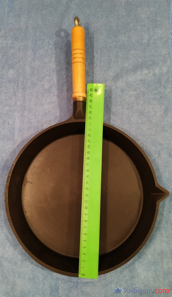 Чугунная сковорода новая со съёмной ручкой, диаметр 24 см