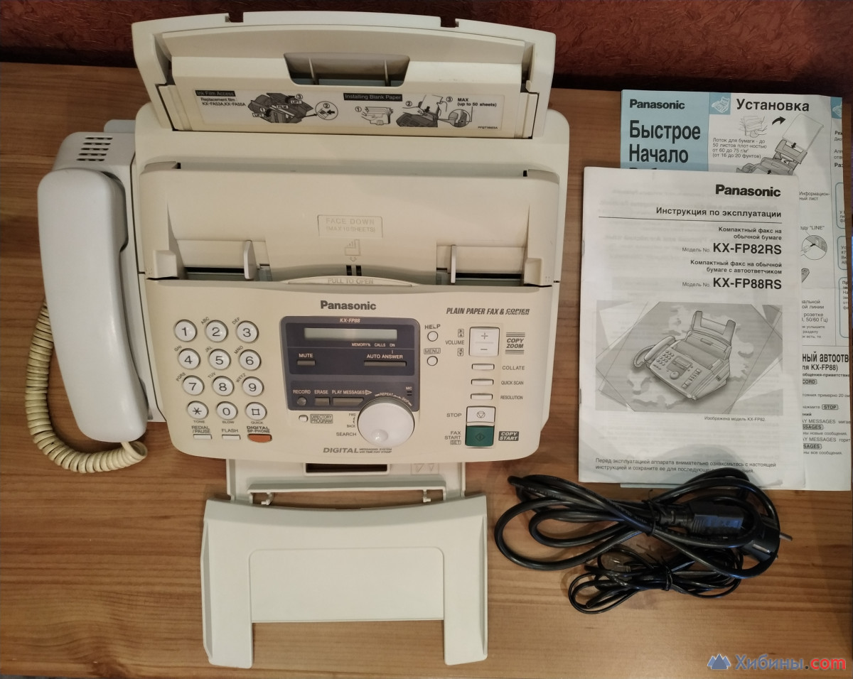 Факс Panasonic модель KX-FP88RS Малазия