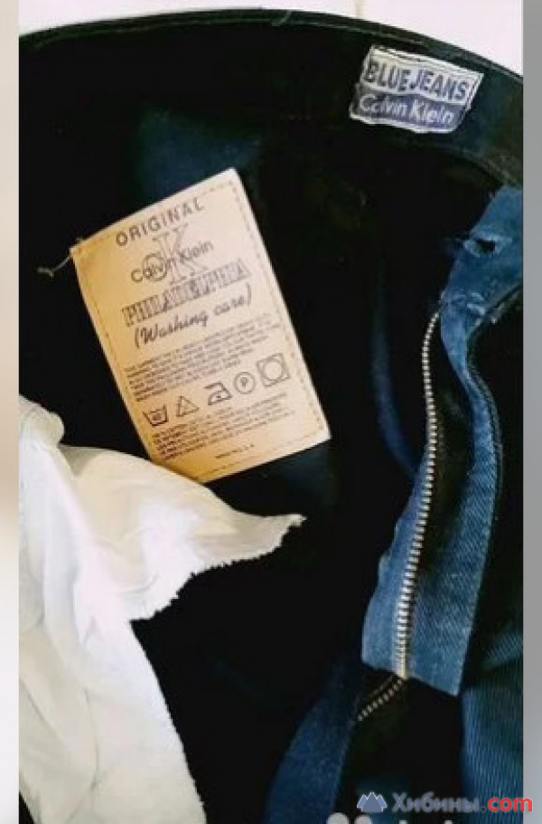джинсы Calvin Klein р.36х34 черные, оригинал USA