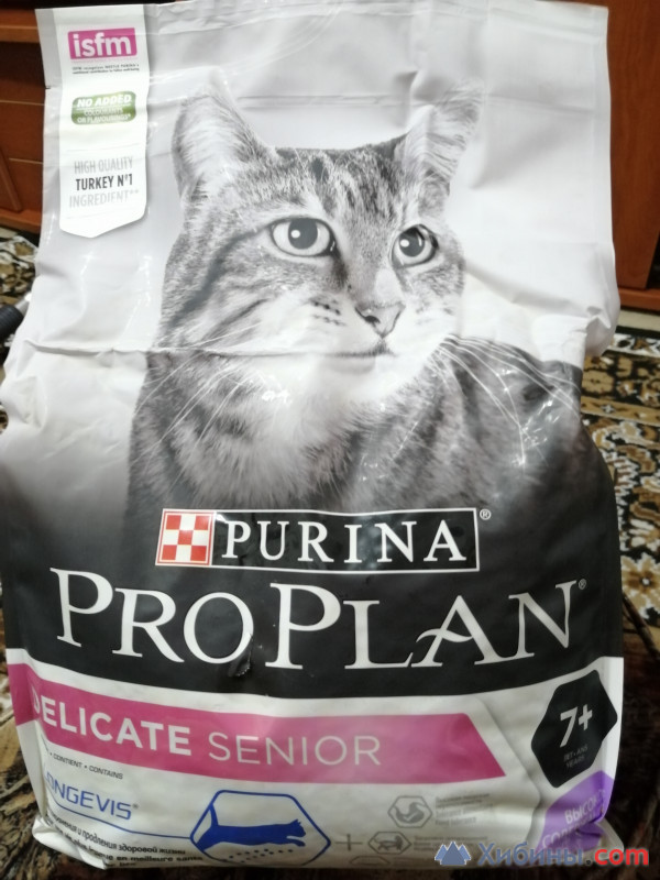 Сухой корм, Purina Pro Plan Delicate Senior, для взрослых кошек старше