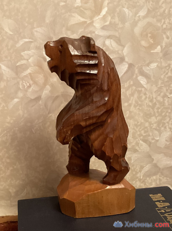 Медведь дерево Советский период 20 см