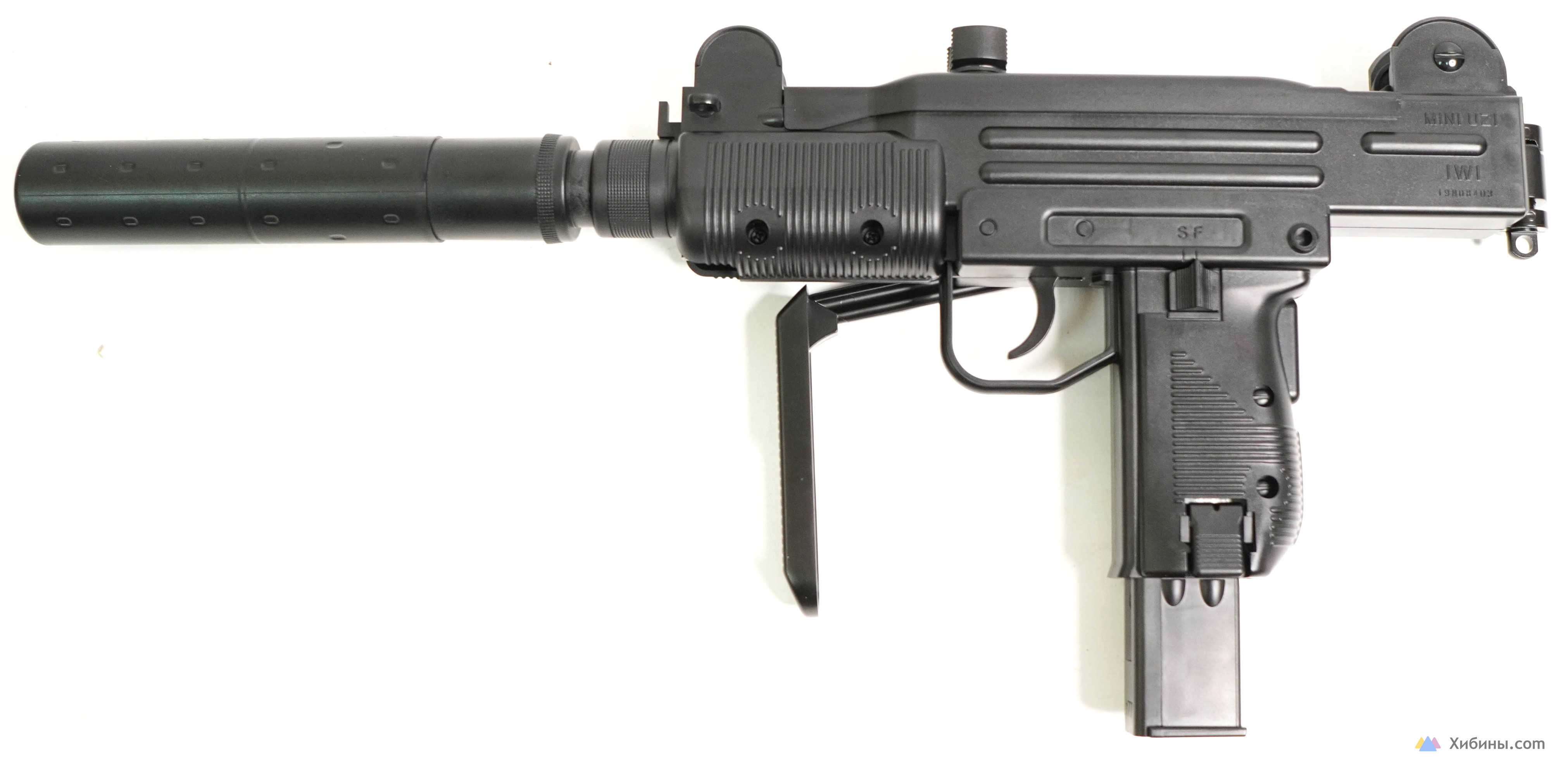 Пневматический пистолет-автомат Узи-мини