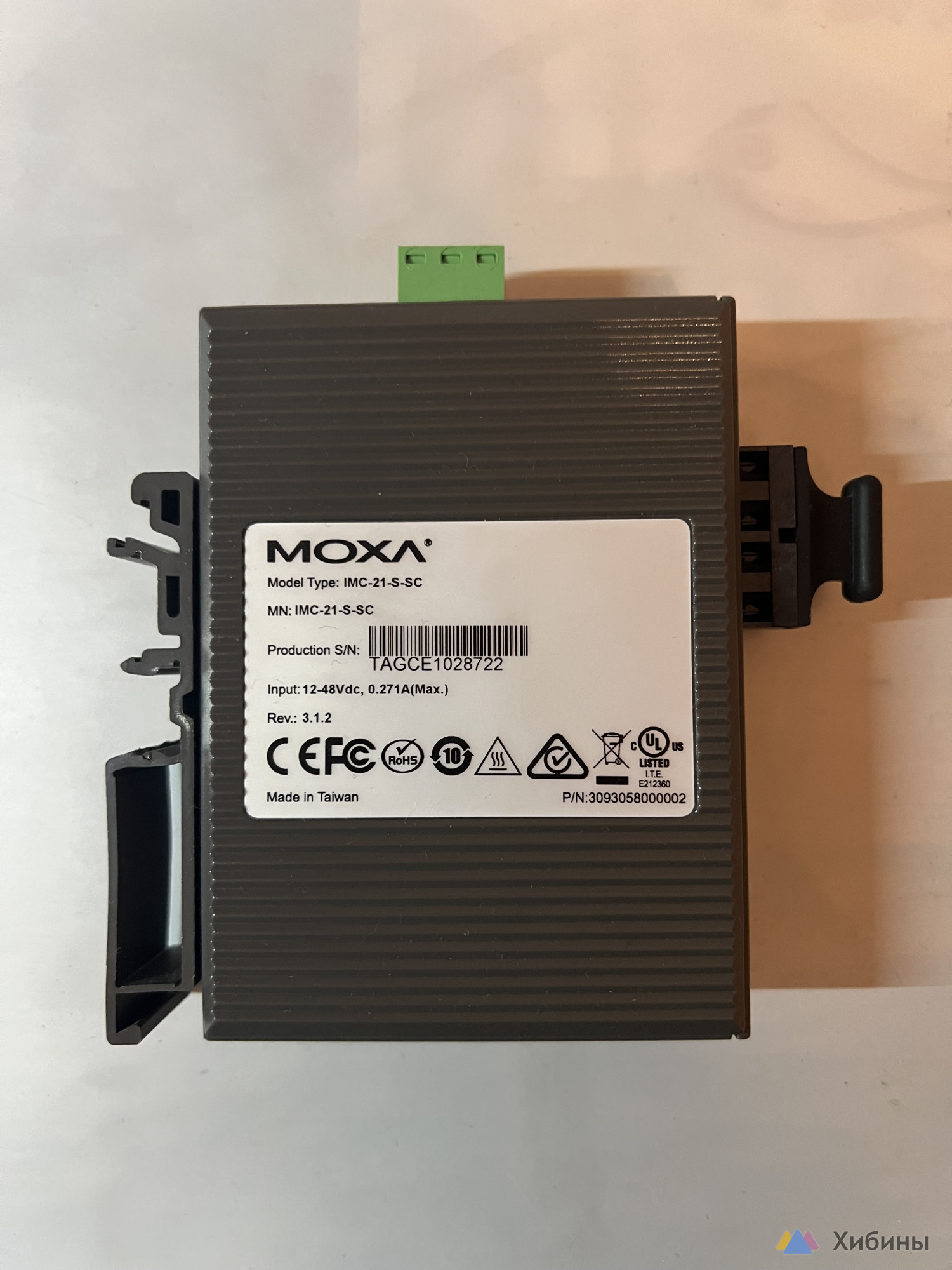 Промышленный медиаконвертер moxa IMC-21-S-SC новые