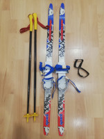 Объявление Лыжи и палки комплект