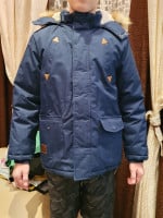 Объявление Куртка зимняя б/у на мальчика до 152 см