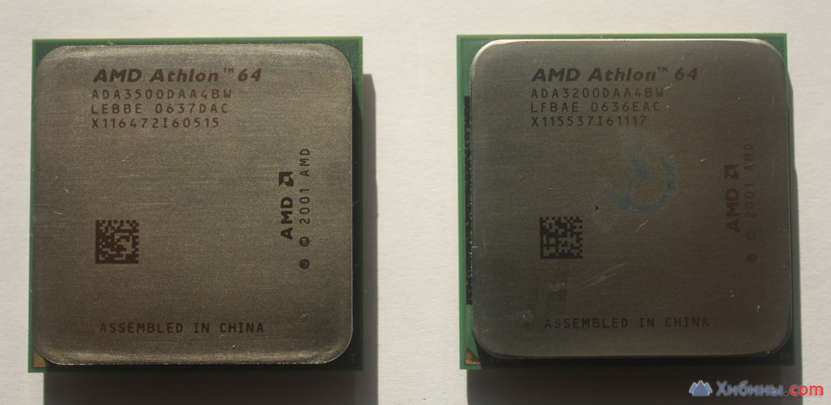 Процессоры AMD (Socket 462, 754, 939)