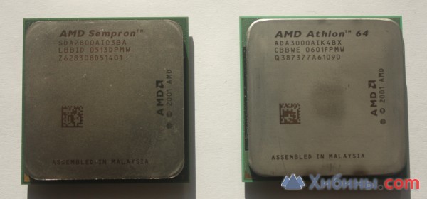 Объявление Процессоры AMD (Socket 462, 754, 939)