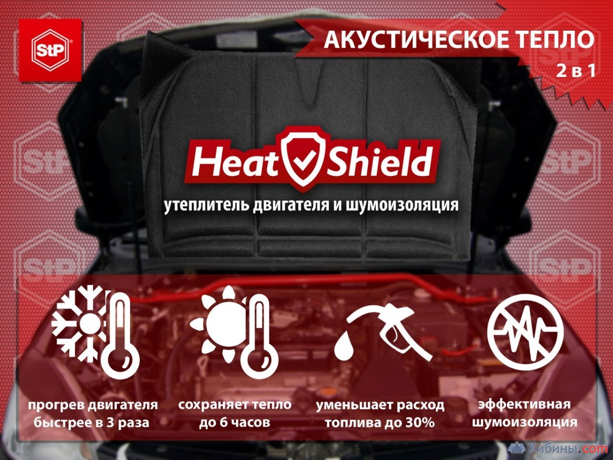 HeatShield -утеплитель двигателя и шумоизоляция капота