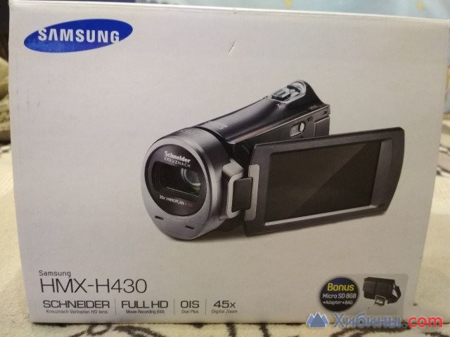 Видеокамера samsung HMX-H430 full HD memory cam