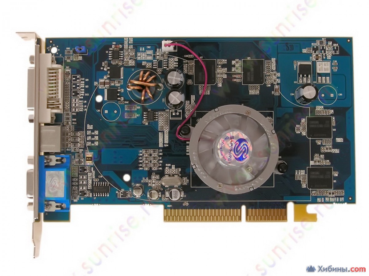 Видеокарта ATI Radeon 9550 256MB DDR2 AGP VGA.