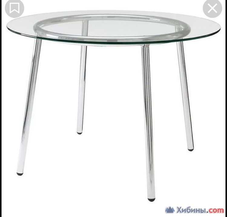 Продам стол стеклянный круглый