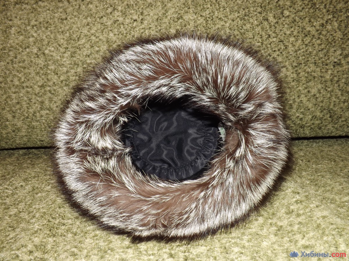 Новая шапка из меха чернобурки 57 размер