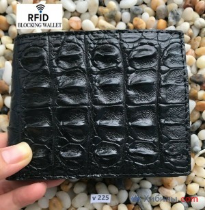 Объявление Бумажник из кожи крокодила с блокировкой RFID