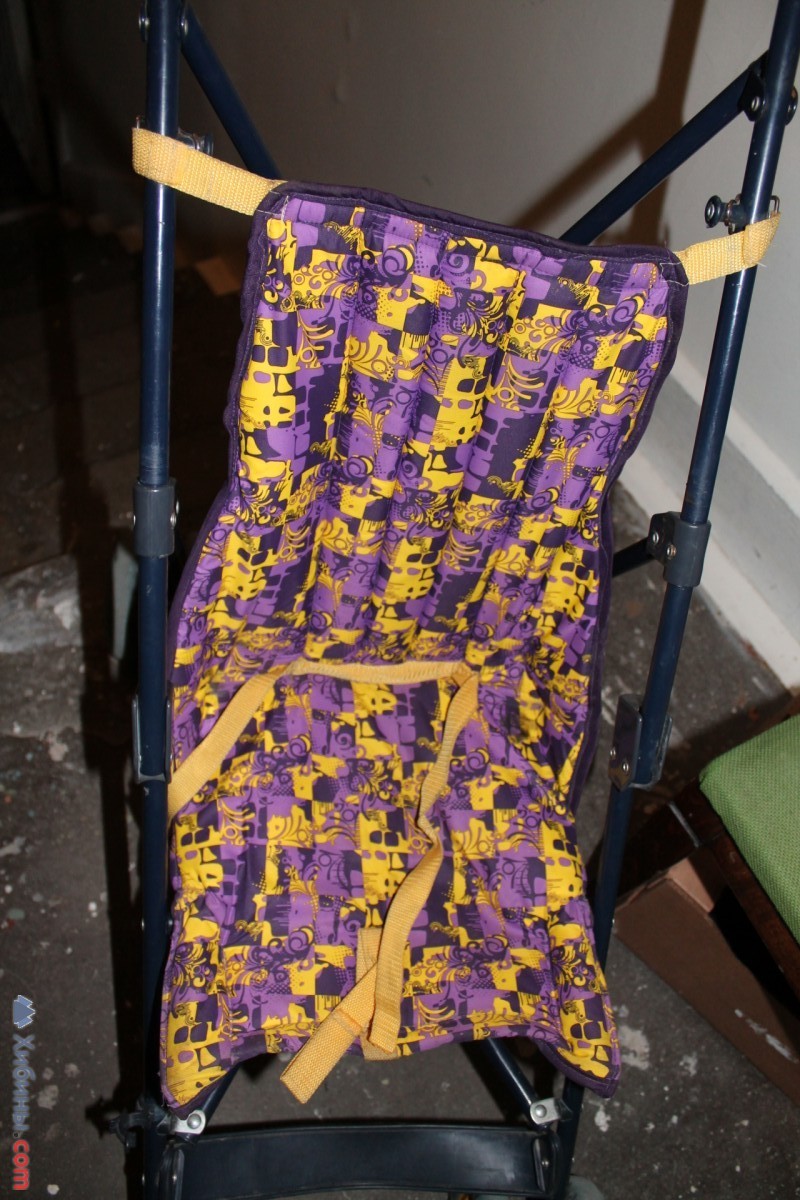 коляска желто-фиолетовая