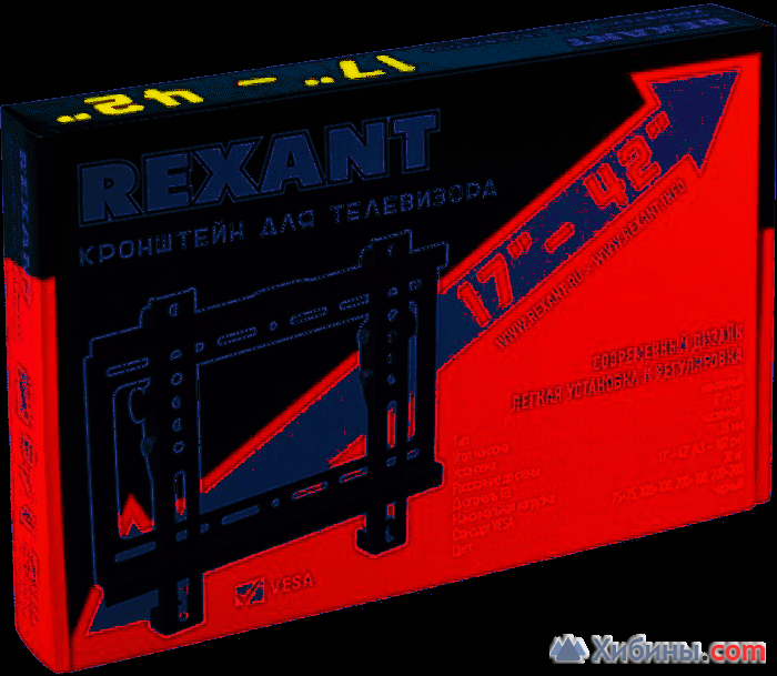 REXANT Кронштейн для LED телевизора 17-42 наклонный, 38-0320 новый