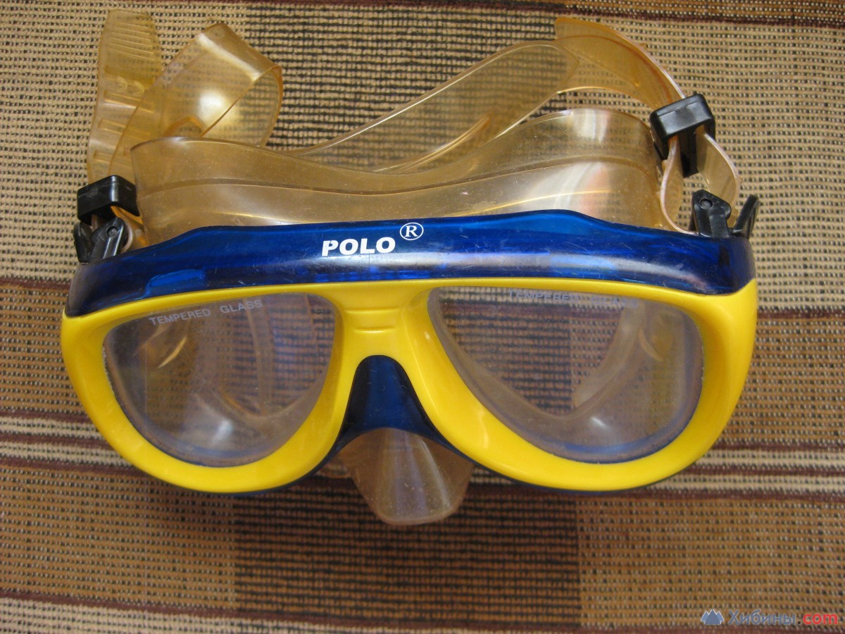 маска для подводного плавания с трубкой