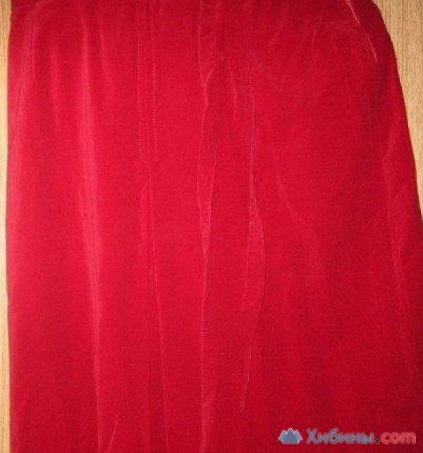 Женская красная юбка. Размер-48-50