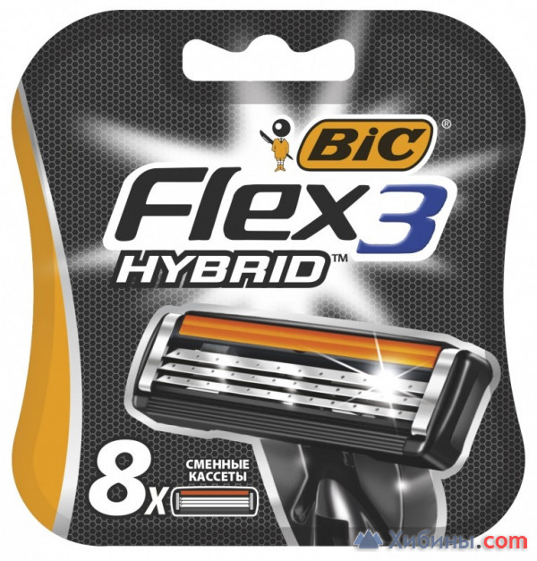 кассеты bic flex 3. hibrid