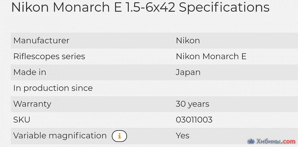 Оптический прицел Nikon Monarch Е 1. 5-6x42 сетка German#4 Япония
