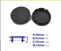 Колпачки-заглушки на литые диски 56 мм