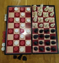 Магнитные дорожные шахматы, шашки, нарды. Доска 24х24