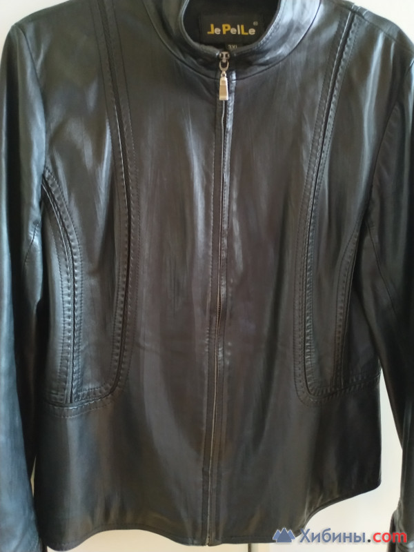 Куртка кожаная натуральная, б. у. размер 48