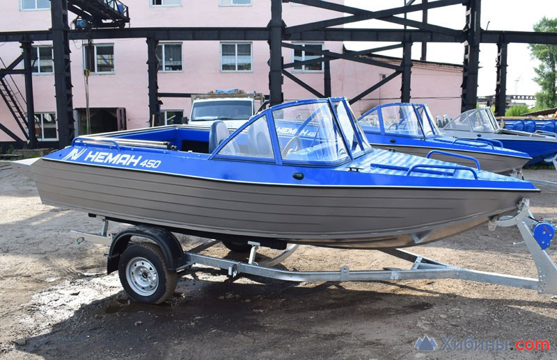 Купить лодку (катер) Неман-450 алюминиевый