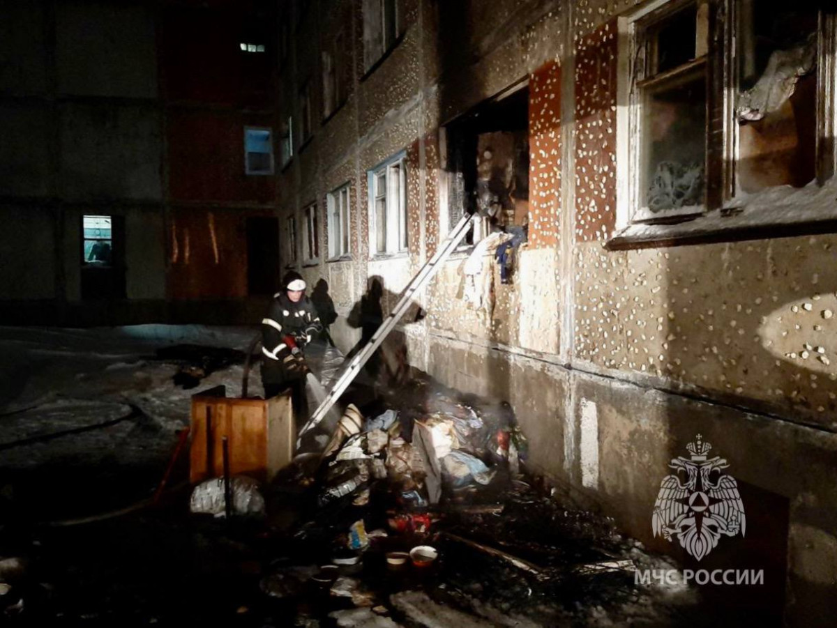 В Мончегорске вечером горела комната общежития