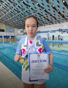 Северянка завоевала четыре медали на Всероссийских соревнованиях по плаванию