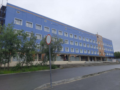 В поликлинике Оленегорской больницы продолжается капитальный ремонт