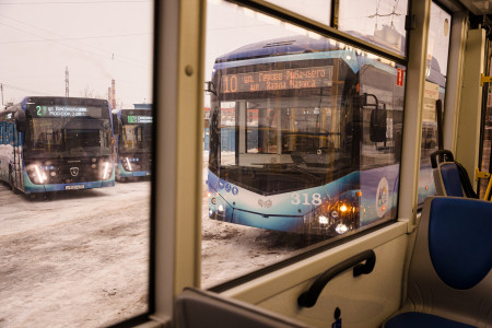 Мурманский общественный транспорт переводят на «Зиму»