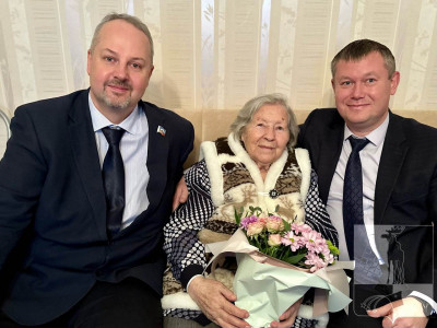 99 лет исполнилось Николаевой Анне Ильиничне