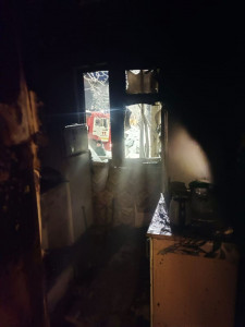 Мурманчанин пострадал во время пожара на Чумбарова-Лучинского