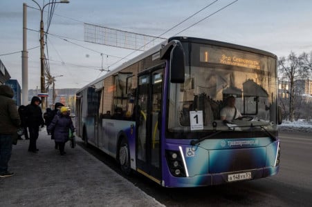 В Мурманске первый троллейбус вышел на линию 62 года назад