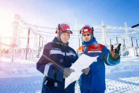 Кольская АЭС в Заполярье даже в условиях зверских морозов работает в штатном режиме