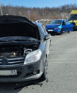 На трассе «Кола» в Мурманской области произошло серьезное ДТП — четверо человек пострадали