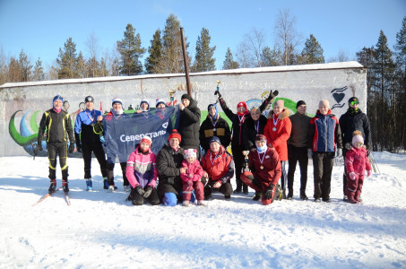 АО «Олкон» победило в эстафете лыжных гонок на Спартакиаде работников города Оленегорска