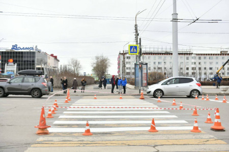29 апреля на некоторых улицах Мурманска появится дорожная разметка