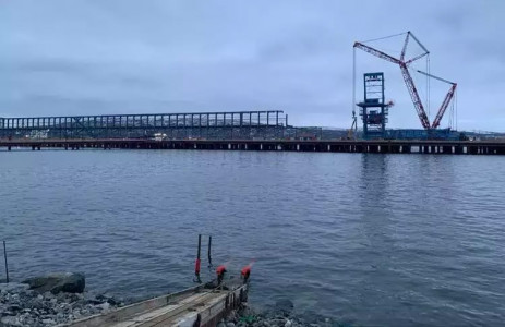 В строящемся порту в Мурманской области снова ЧП: строитель сорвался с высоты